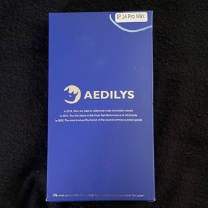 AEDILYS Blue Phone Case for iPhone 14 Pro Max